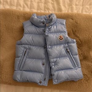 Moncler Sky Blue Quilted Vest